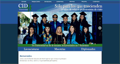 Desktop Screenshot of cidhuniversidad.edu.mx